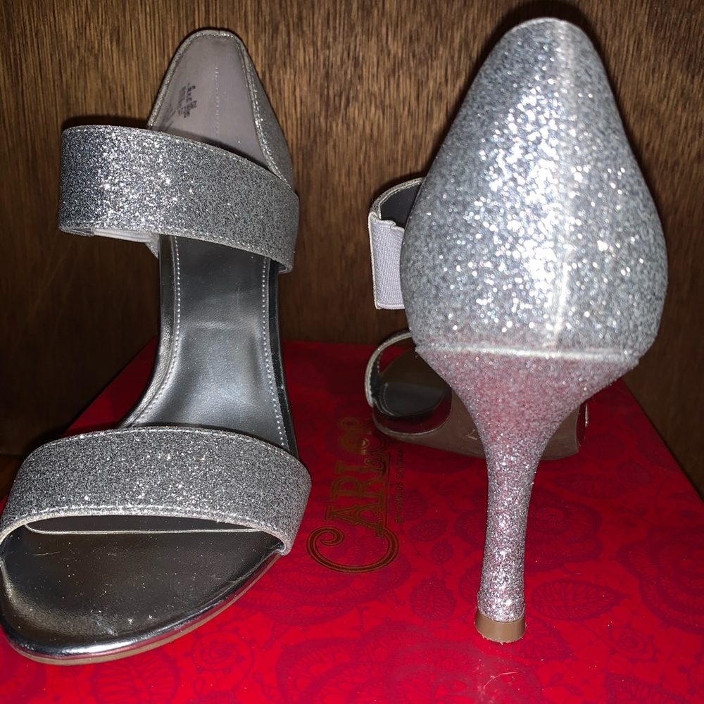 Silver heels